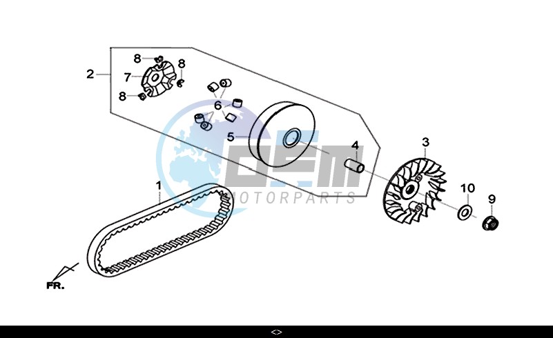 MOVABLE DRIVE FACE ASSY.