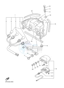 FJR1300AE FJR1300-AE (2PD1 2PD2 2PD6) drawing TAILLIGHT