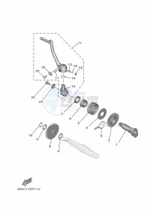 YZ65 (BR8F) drawing STARTER