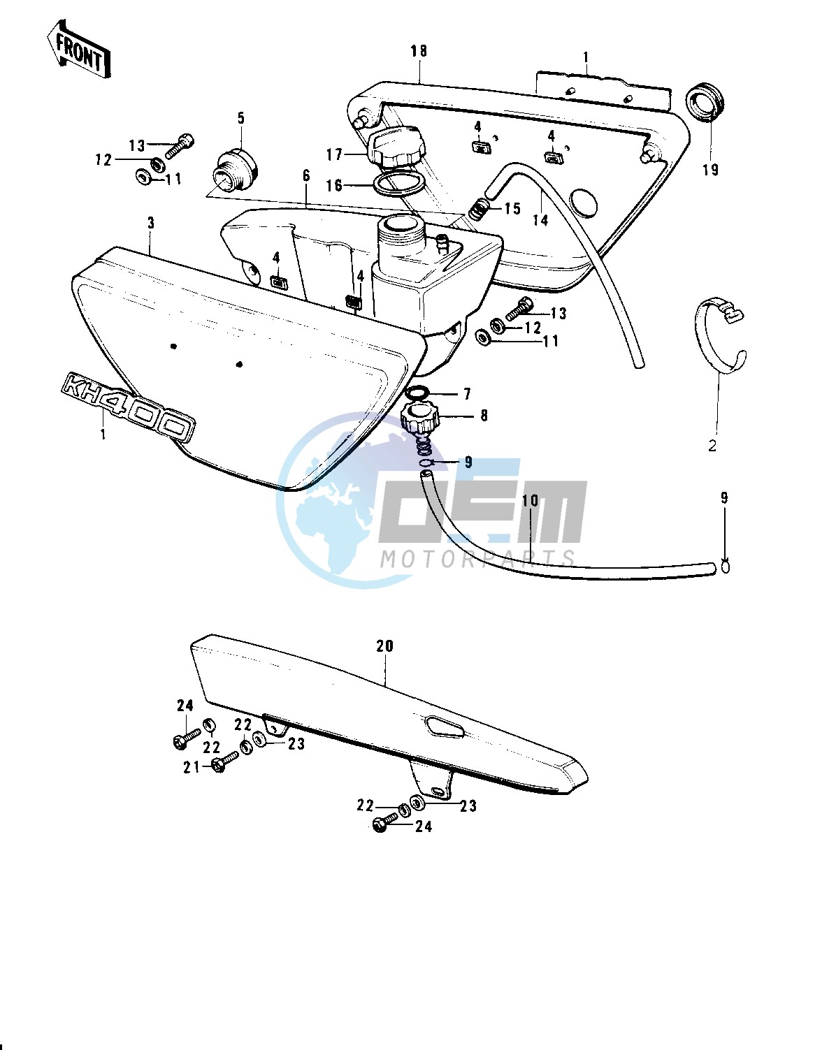 SIDE COVERS_OIL TANK_CHAIN COVER