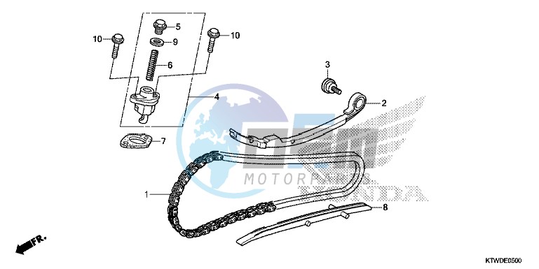 CAM CHAIN/ TENSIONER