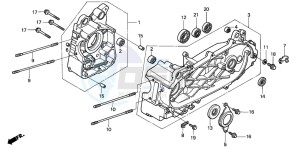 NES150 125 drawing CRANKCASE