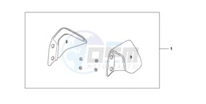 CBF1000SA Europe Direct - (ED / ABS) drawing KNUCKLE VISOR