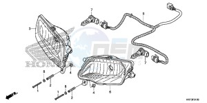 TRX420FA6F TRX420F Australia - (U) drawing HEADLIGHT