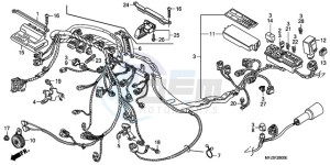 CBR600RR9 France - (F / CMF MME SPC) drawing WIRE HARNESS