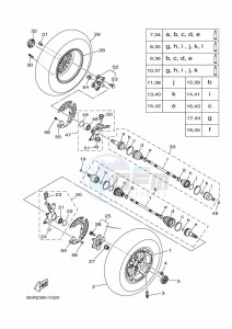 YFM450FWBD KODIAK 450 EPS (BEY2) drawing FRONT WHEEL