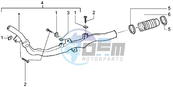 Belt cooling tube