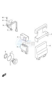 DF 140A drawing PTT Switch/Engine Control Unit