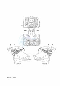 YFM700FWAD GRIZZLY 700 EPS (BFE8) drawing GRAPHICS