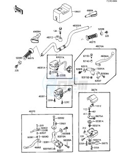 KLF 110 B [MOJAVE 110E] (B1-B2) [MOJAVE 110E] drawing HANDLEBAR