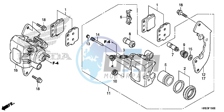 FRONT BRAKE CALIPER