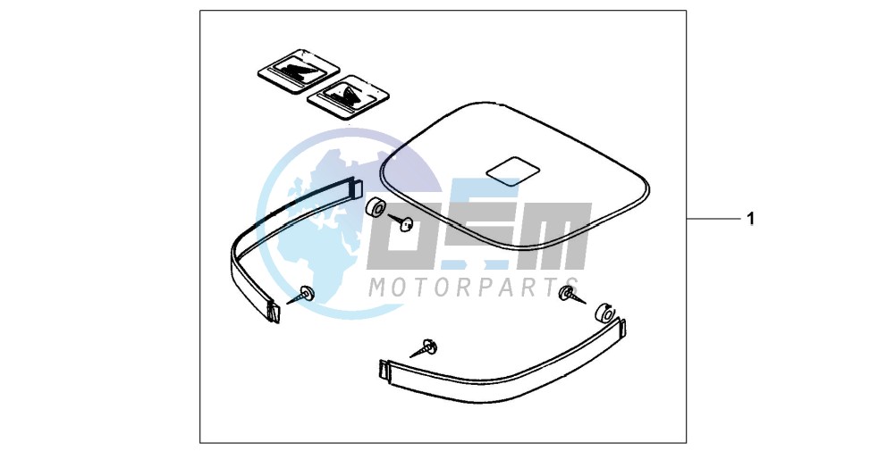 TOP BOX PANEL KIT