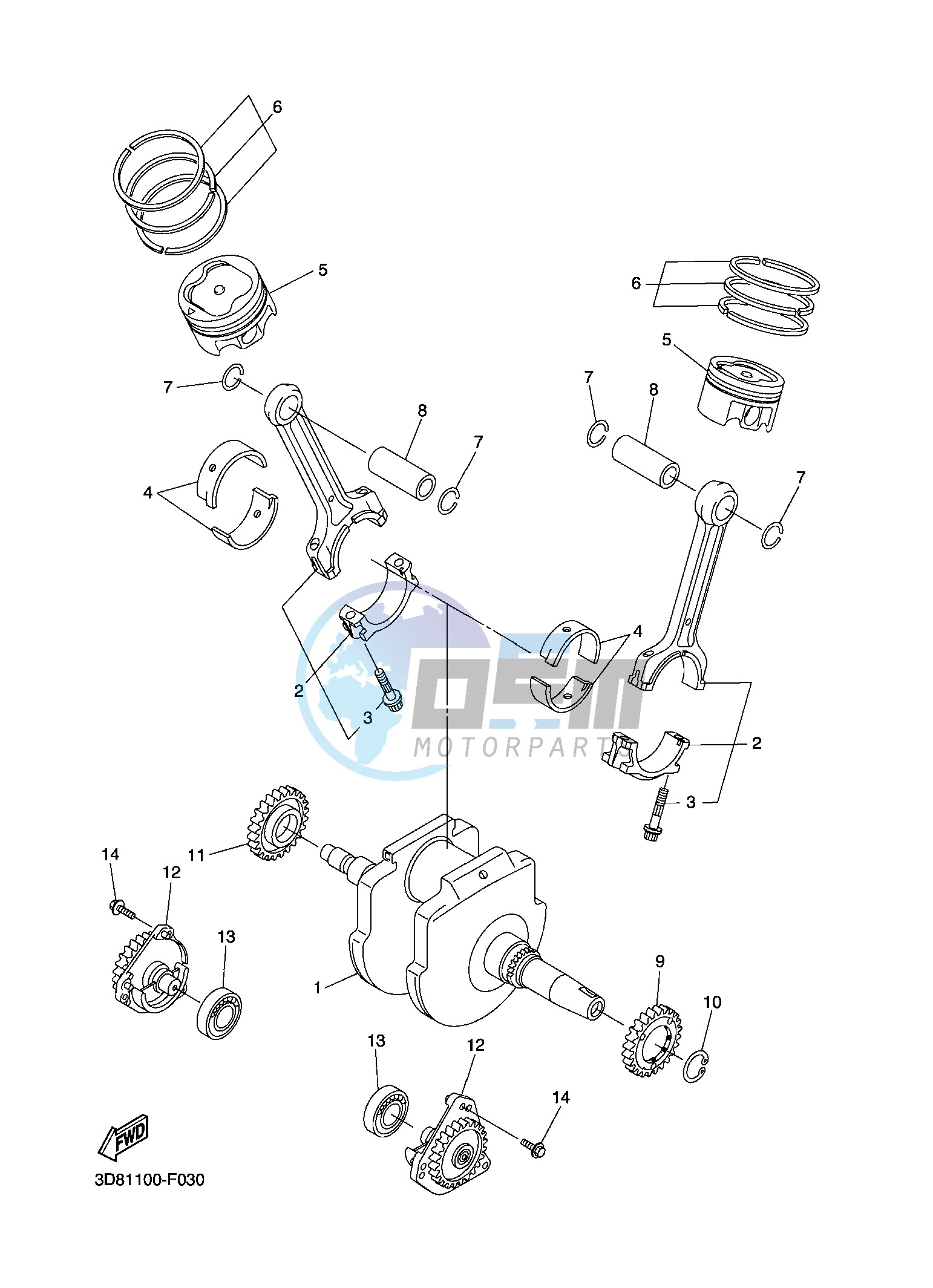 CRANKSHAFT & PISTON