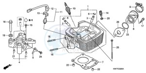 CBF125MA Europe Direct - (ED) drawing CYLINDER HEAD