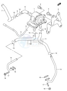 SV650S (E2) drawing 2ND AIR (E18)