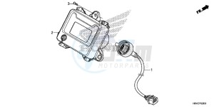 TRX500FE2G TRX500 Europe Direct - (ED) drawing METER