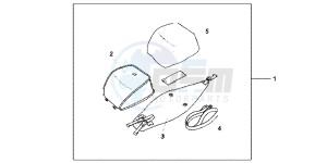 VFR1200FB drawing TANK BAG