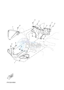 NS50 AEROX R (1PH5 1PH5 1PH5 1PH5 1PH5) drawing COWLING 1