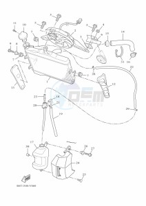 TRACER 700 MTT690-A (B4T1) drawing RADIATOR & HOSE