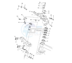 WR X 125 drawing STEERING