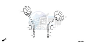 MSX125AH Europe Direct - (ED) drawing MIRROR