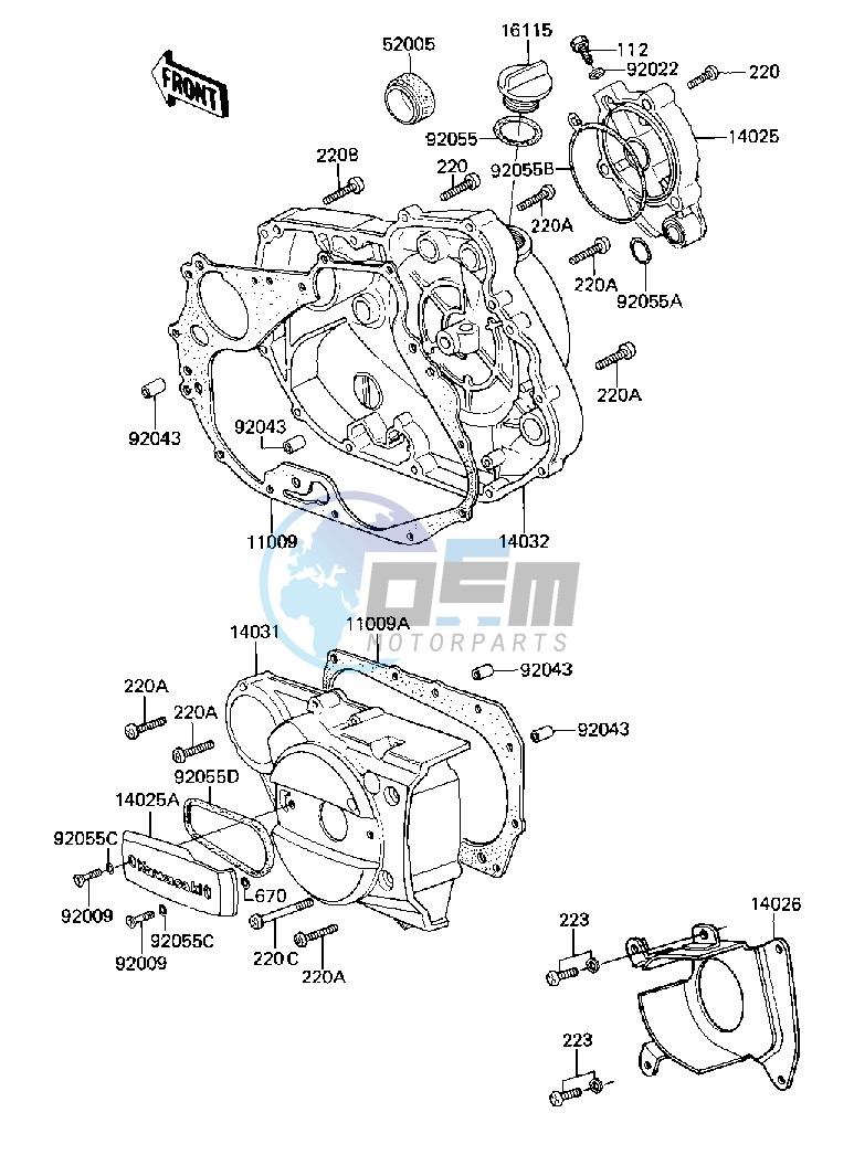 ENGINE COVERS -- 84-85 C2_C3- -