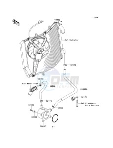 ZX 1400 A [NINJA ZX-14] (A6F-A7FA) A7F drawing OIL COOLER