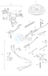 DF 9.9 drawing Opt: Starting Motor