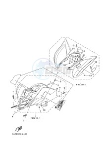 YFM700R YFM7RB RAPTOR 700R (1ASE 1ASF 1ASD) drawing EMBLEM & LABEL 3