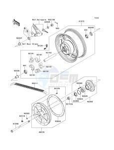 VN 2000 H [VULCAN 2000 CLASSIC] (8F-9F) H8F drawing REAR WHEEL_CHAIN