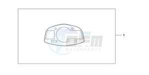 CBR600RR9 Korea - (KO) drawing METER PANEL