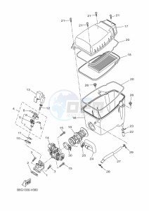 MT125 MTN125-A (BGW2) drawing INTAKE