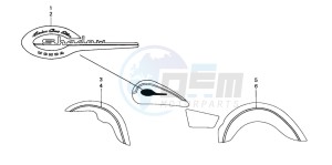 VT750C drawing MARK