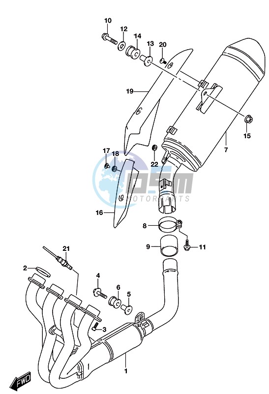 MUFFLER (GSX-S750AL8 E21)