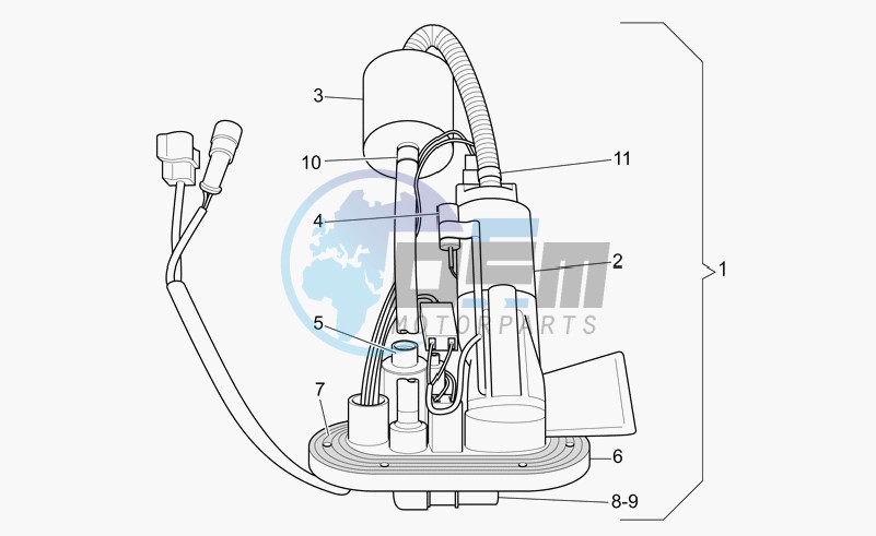 Internal fuel pump