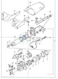 GSX1300R (E2) Hayabusa drawing PUMP ASSY (MODEL X Y)