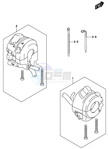 DL250 drawing HANDLE SWITCH