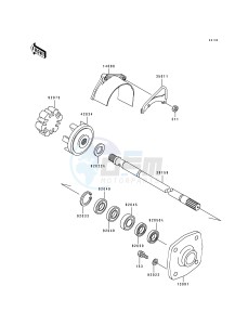 JF 650 B [TS] (B8) [TS] drawing DRIVE SHAFT