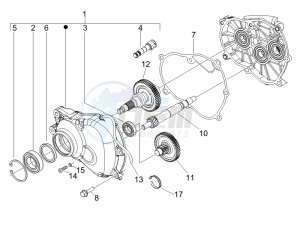 LX 125 4T E3 drawing Reduction unit