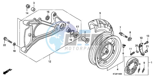 REAR WHEEL/SWINGARM