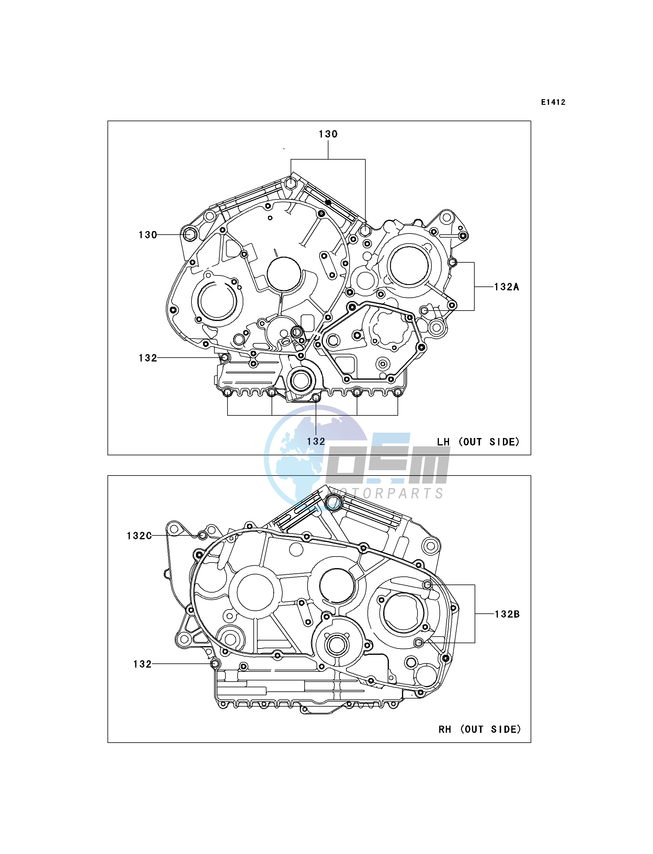 CRANKCASE BOLT PATTERN