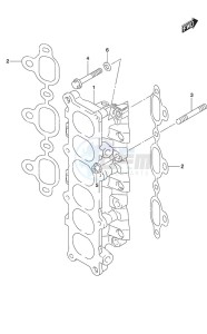 DF 300AP drawing Intake Manifold