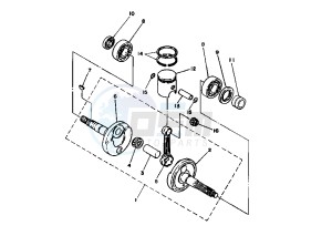 CT SS 50 drawing CRANKSHAFT PISTON