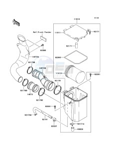 KVF360 KVF360-B3 EU drawing Air Cleaner