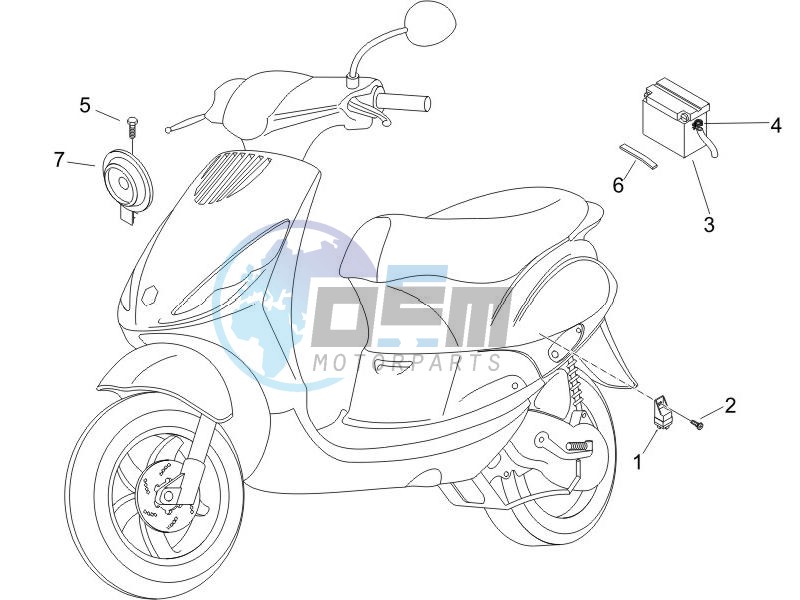 Remote control switches - Battery - Horn