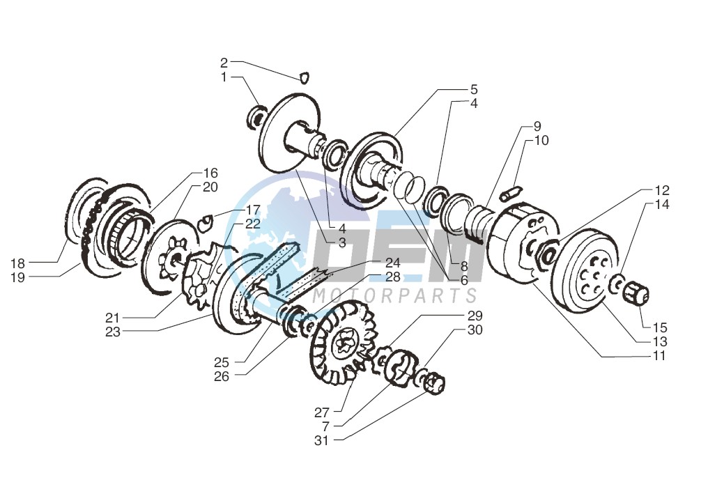 Driving pulley