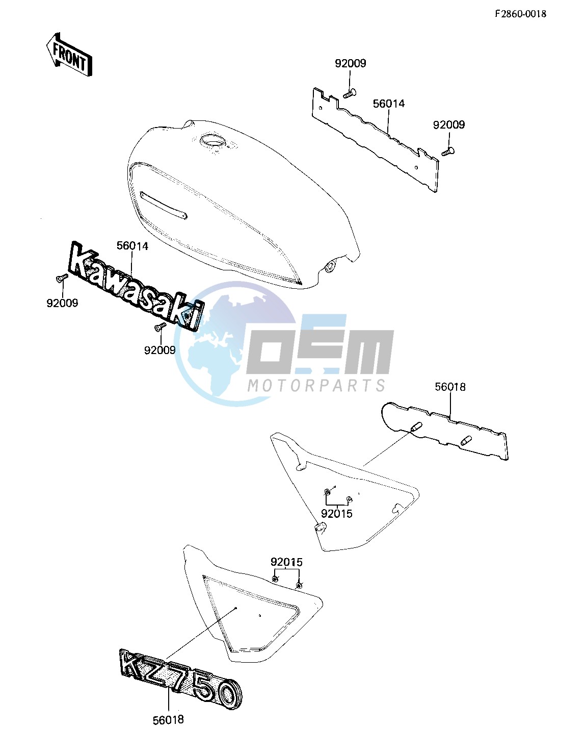 LABELS -- 81 -82 KZ750-E2_E3- -