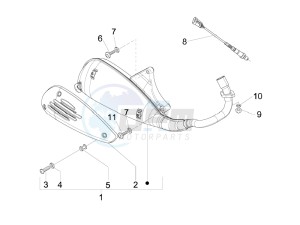 LX 150 4T 2V ie E3 Taiwan drawing Silencer