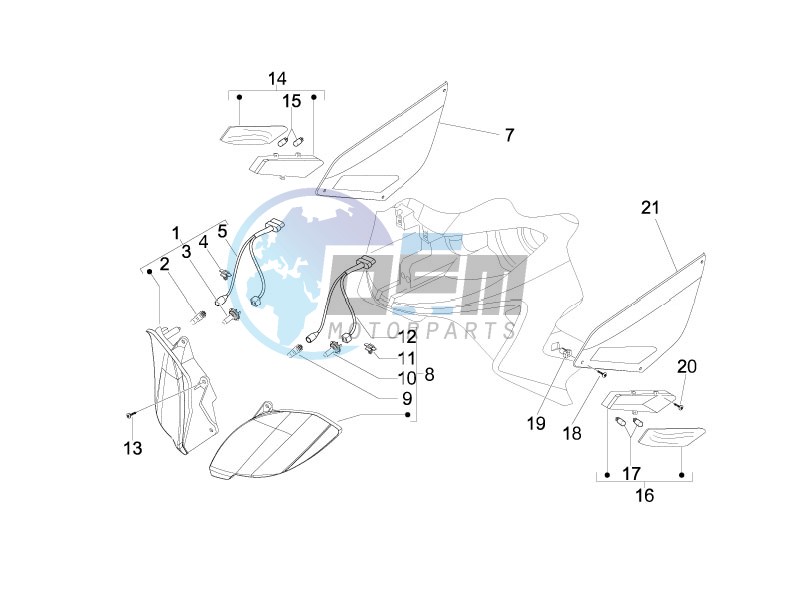 Head lamp - Turn signal lamps