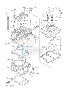 WR250R (BN32 BN31 BN33) drawing CYLINDER